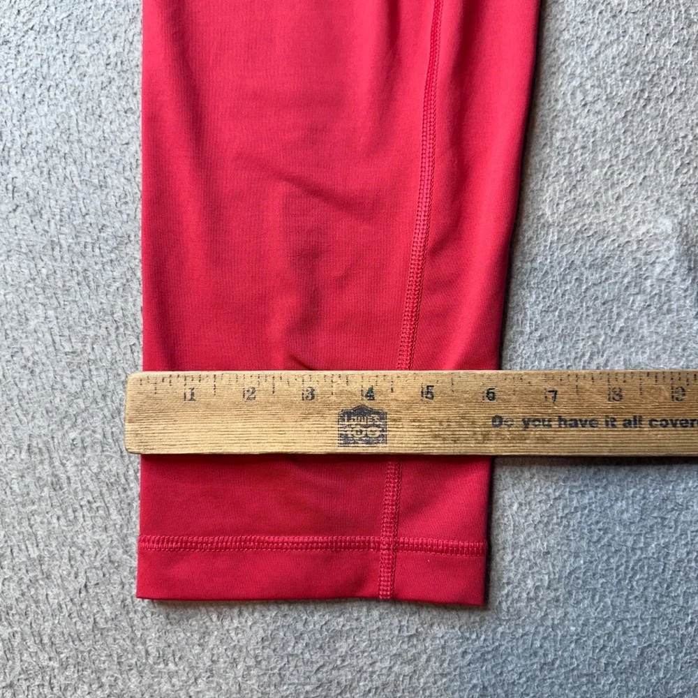 Nike Leggings Womens Small Red Nike Pro Dri-FIT Cropped Capris Athletic Training
